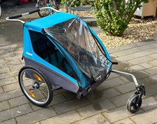 thule fahrradanhänger 2 kinder