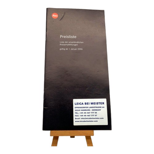 Leica preisliste januar - leica, 1.