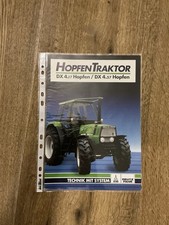 Orig. DEUTZ FAHR Hopfen Traktor DX4 Prospekt Brochure Schlepper Landmaschinen G2