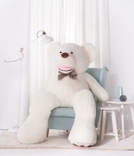 Teddybär groß xxl weiss - xxl, (weiss