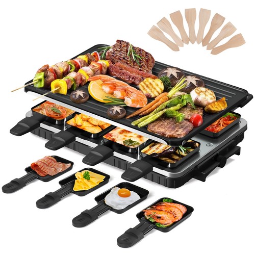 Hengbo raclette grill - raclette, 2-in-1