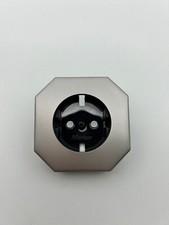 Merten Octocolor Abdeckung für Schuko Steckdose Titan Silber g