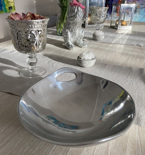 Edle design deko schale silber - edle,