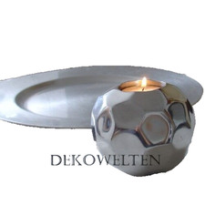 Silber Kugel Teelicht