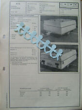 Campinganhänger CT 6-2 Klappfix Camptourist Anhängerbrief Vorlage f. Zulassung