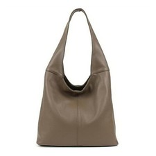 ITALY ECHT LEDER SCHULTERTASCHE LEDERTASCHE SHOPPER BAG BEUTEL HANDTASCHE NEU