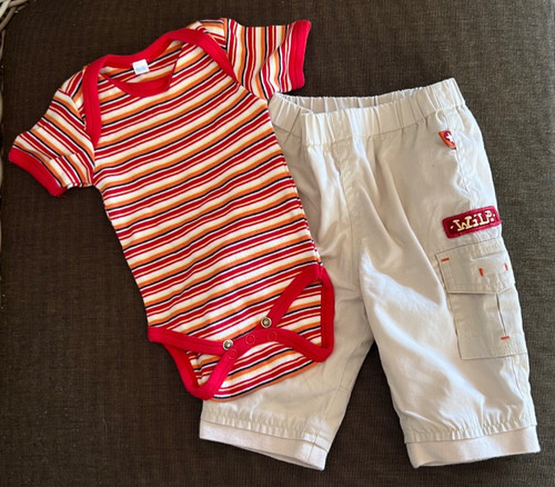 Body mit sommerhose - body, baby
