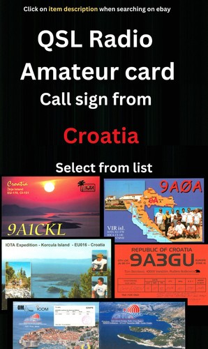 Qsl amateurfunkkarte - qsl,