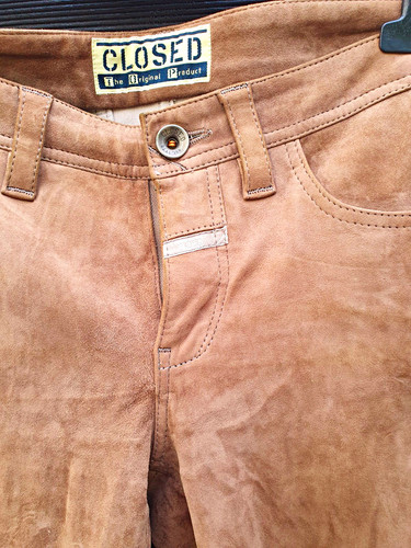 Closed kate velourslederhose - velourslederhose, s