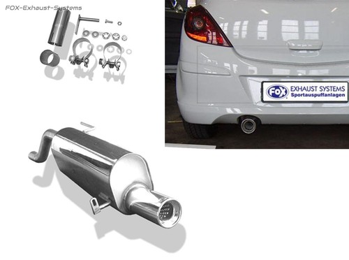Sportauspuff opel corsa mit - ,