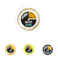 Yonex BG65 200 Meter Badmintonsaite weiß/amber/schwarz/gelb/orange/blau