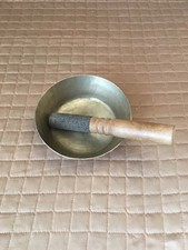 Tibetische Klangschale + Klöppel  14 cm Klangmassage THERAPIE Bowl