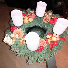 Adventskranz/Weihnachtskranz