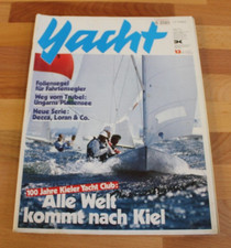 Zeitschrift Yacht  Ausgabe 13 vom  16. Juni 1987
