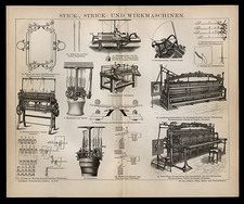 Original Holzstich 1886 Div