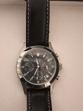 Armbanduhr GFF Analoger Quartz Chronograph Lederarmband