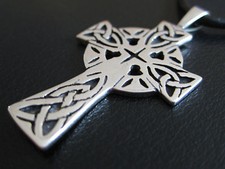 Keltisches Kreuz Silber 925 er Ketten Anhänger Keltik / KA 262.2