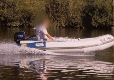 Zodiac Schlauchboot Motorboot mit 9,8 PS 4-Takt Motor (Tohatsu) und viel Zubehör