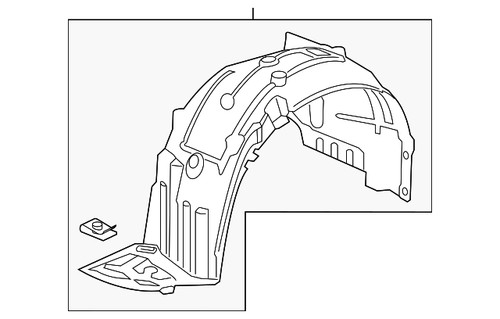 Genuine honda fender splash - genuine,