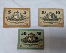 Notgeldscheine der stadt - notgeldscheine,