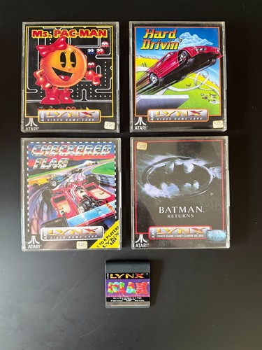 Fünf spiele für atari lynx - fünf,