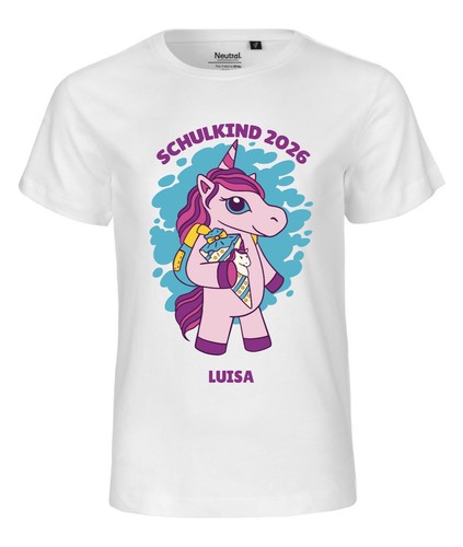 Schulkind 2026 einhorn - schulkind, t-shirt