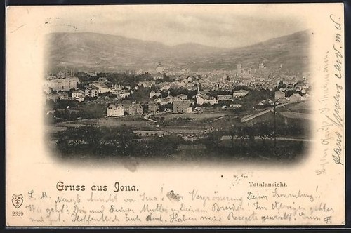 Ansichtskarte jena - ansichtskarte,