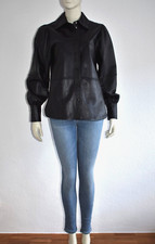 GANNI  ✨ Leder Hemd Leder Bluse (auch Jacke) - wie NEU Schwarz Gr. 38