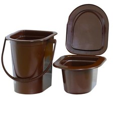 Tragbare Camping Toilette 17 L Reisetoilette Klo WC Outdoor Reise Eimer LKW 