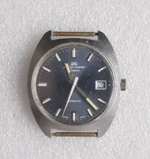 Jaquet Girard Genève Automatic Armbanduhr Uhr ohne Armband Vintage Swiss Defekt