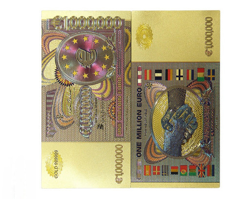 Million euro gold plated - million, euro/
