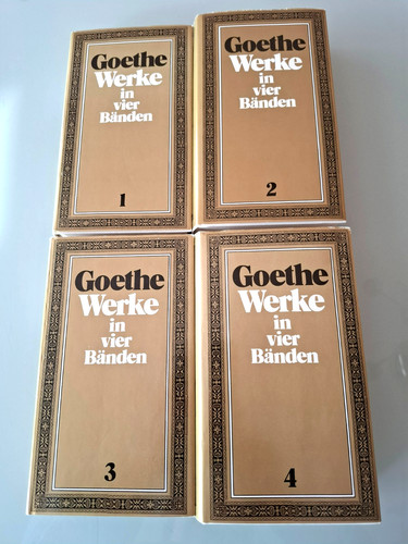 Goethe werke vier bänden - goethe,