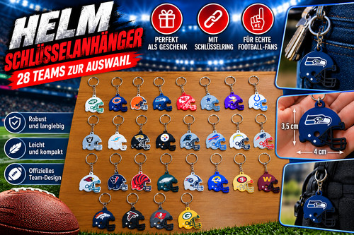 Nfl helm schlüsselanhänger - nfl,