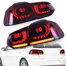 2*LED-Rückleuchten für VW GOLF VI MK6 GTI R 2008–2013 rote Bremslichter E-MARK