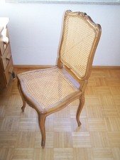 Stuhl Louis Philippe / Chippendale mit Wiener Geflecht