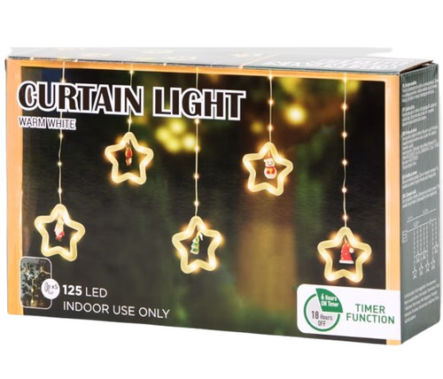 Lichtervorhang mit figuren - lichtervorhang,