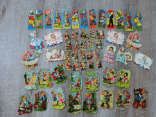 Glanzbilder, Oblaten Scraps AFKH Krüger  57 Einzelbilder um 1950 - SGZ