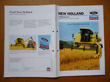  FORD NEW HOLLAND TC- Mähdrescher Modelle  TC52......  Original Prospekt    
