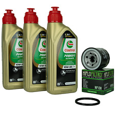 Aprilia Tuono RS 660 Ölwechselset Hiflo Ölfilter Öl Castrol Power1 10w50 HF138