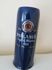Bierkrug paulaner keramik - bierkrug,