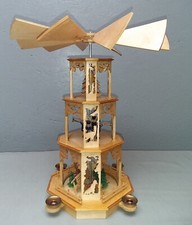 Weihnachtspyramide 3 Stöckig Holzpyramide Tischpyramide Y 25