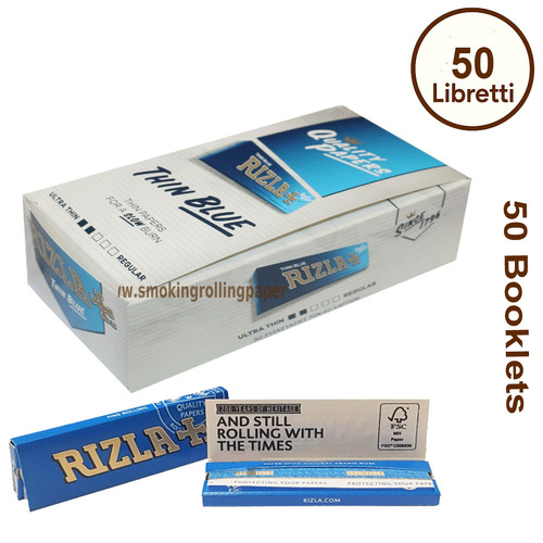 Cartine rizla blue corte blu - cartine, 1