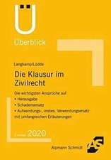 Die Klausur im Zivilrecht von Langkamp, Tobias, Lüdde, J... | Buch | Zustand gut