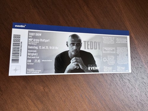 Teddy show tickets stuttgart - tickets,