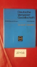 Deutsche Vergaser Gesellschaft Einstell-Tabellen 1, 05.06.1971