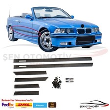 Türleisten Stoß Zierleisten 6 teilig passt für BMW 3er E36 Coupe Cabrio M 90-99