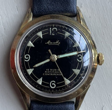 VW Sammleruhr 100.000 km, Mauthe Limitiert, Vintage Herrenuhr, 60er Jahre