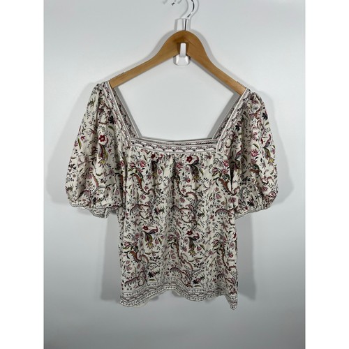 Womens peasant top white - womens, l