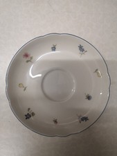 11 Seltmann Weiden Unterteller ca. 14,5cm Streublume Blauer Rand