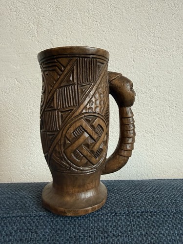 Kuba palmwein becher - palmwein-becher, holz